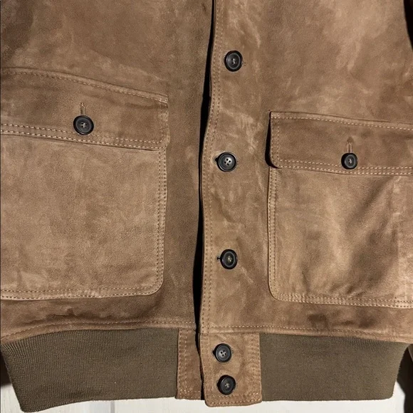D'amico Fodera Men's Jacket Size 50 100% pelle cuir leather